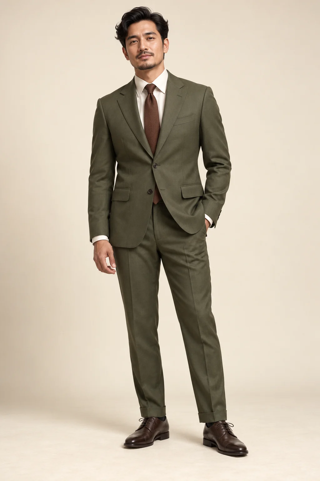 Office Wear · Olive two piece · 10