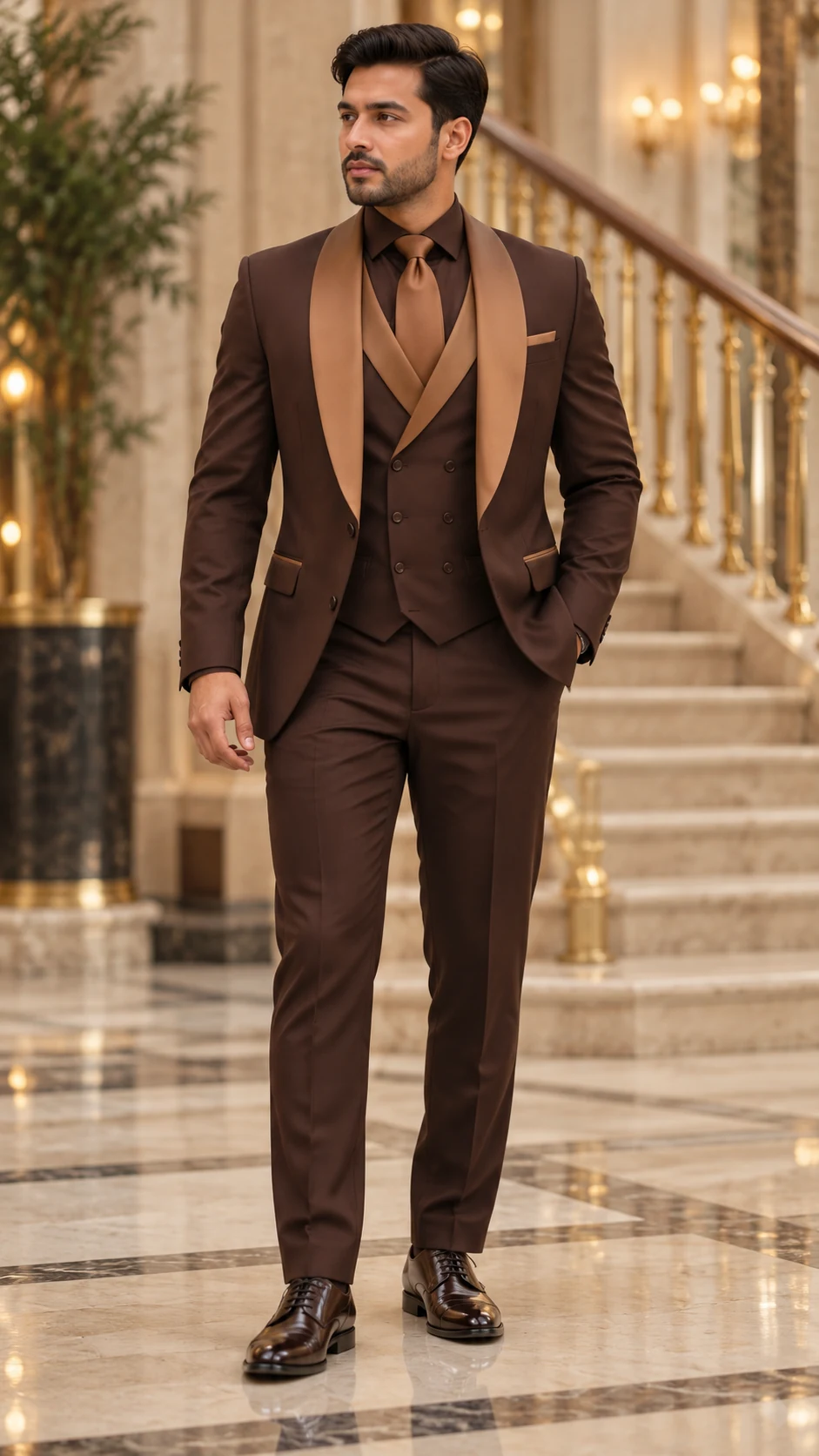 Party Wear · Chocolate three piece · 10