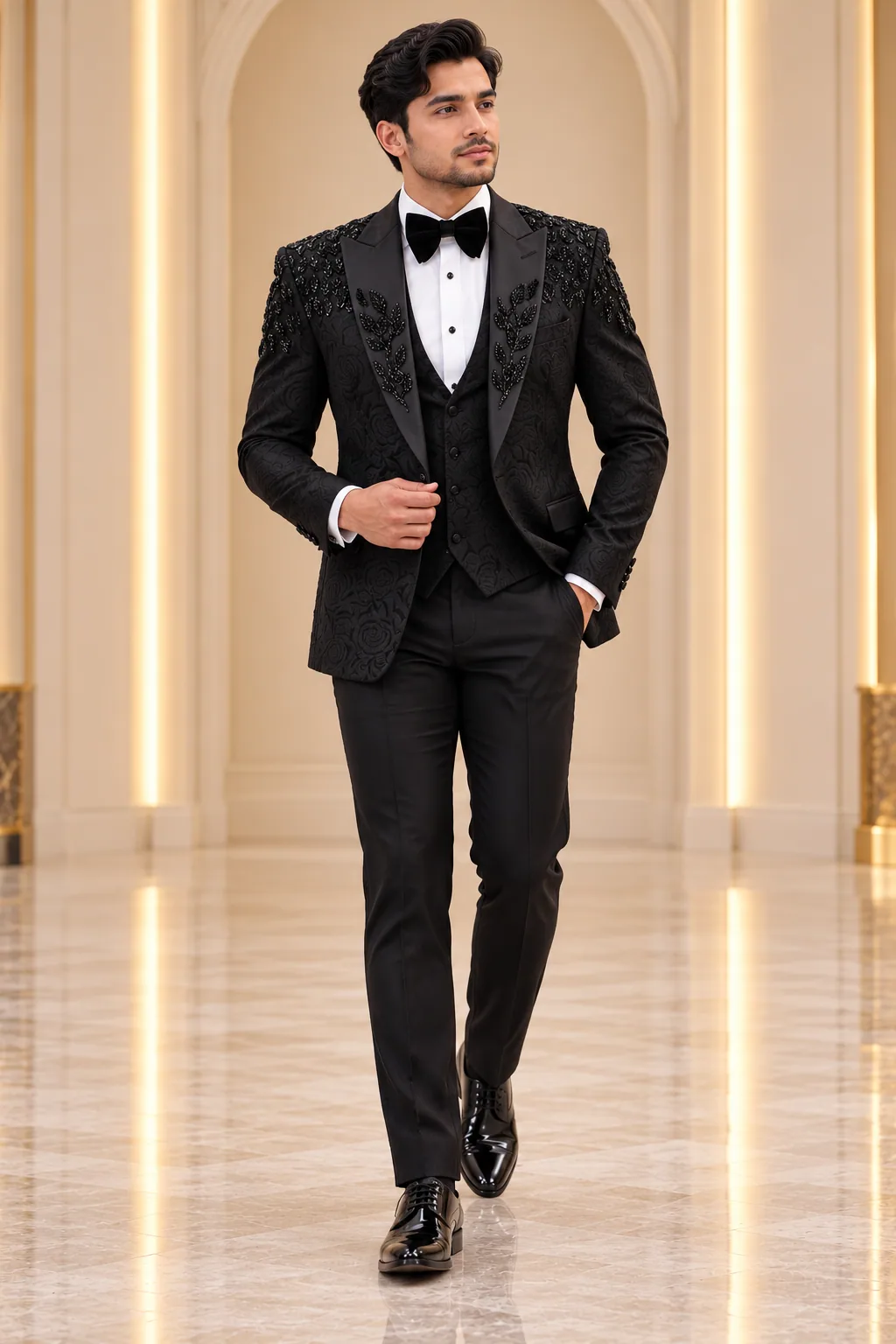 Tuxedos · Black beaded tuxedo · 17
